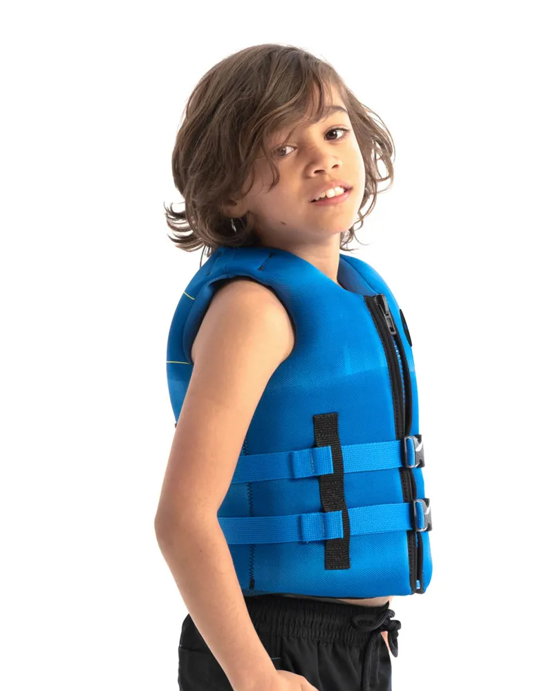 Jobe Neoprene Buoyancy Aid Vest Youth Blue - 116cm/6yrs-2