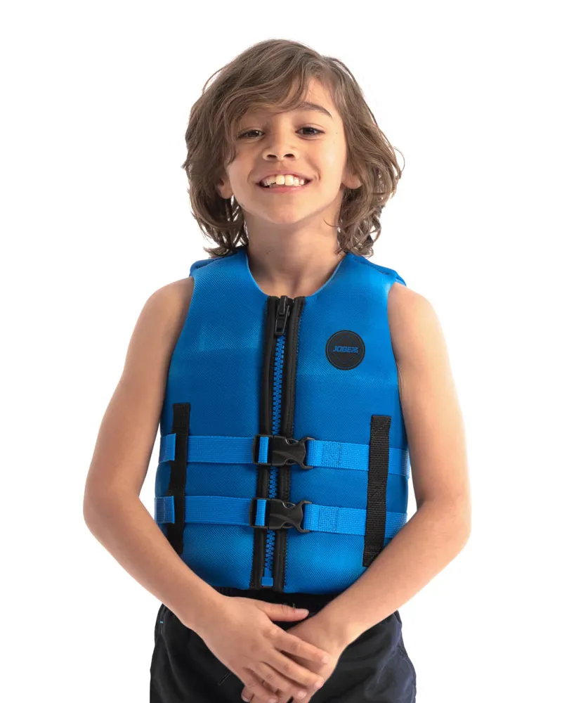 Jobe Neoprene Buoyancy Aid Vest Youth Blue - 116cm/6yrs