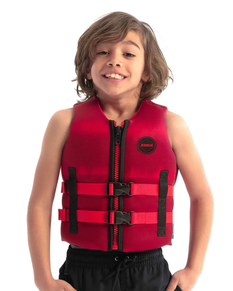 Jobe Neoprene Buoyancy Aid Vest Youth Red