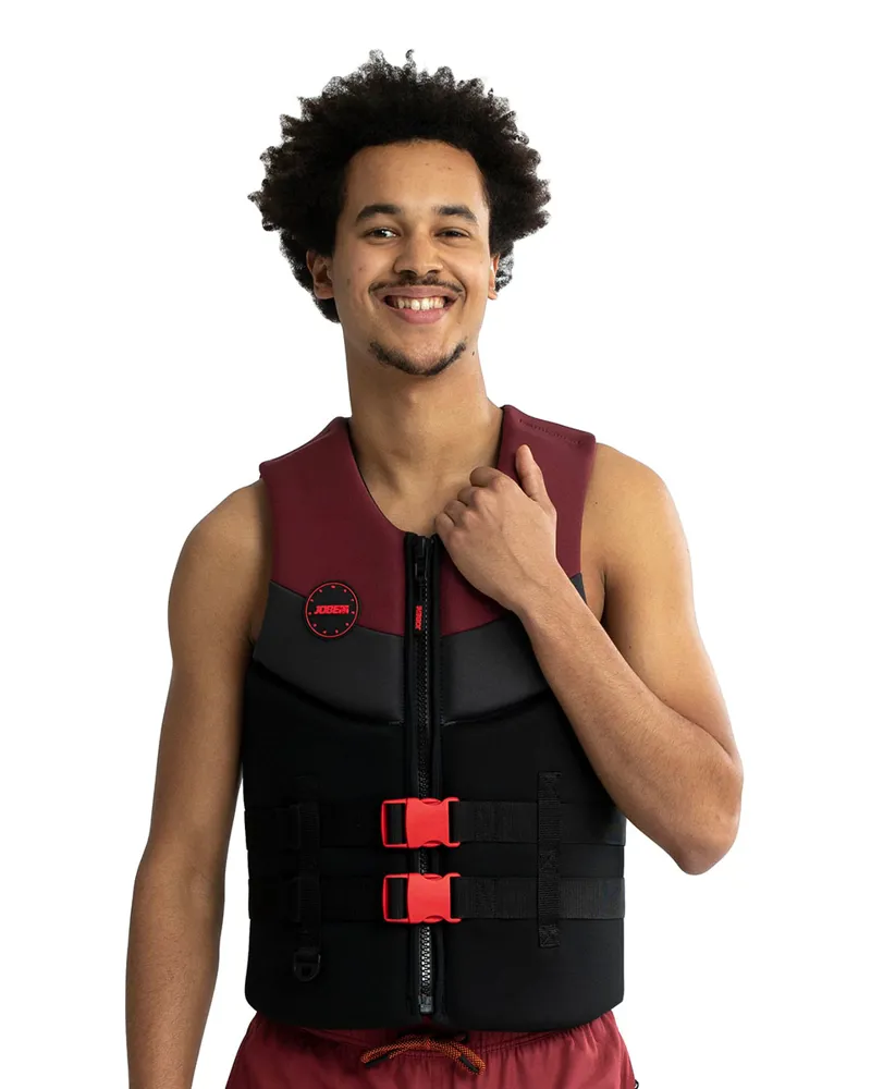 Jobe Neoprene Vest Men Burgundy Red