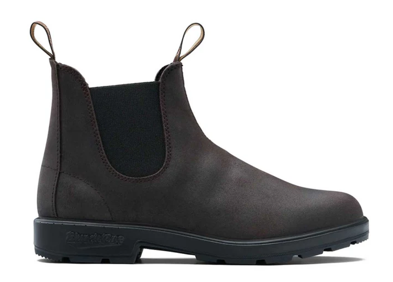 Blundstone 2610 Waxed Suede Boot - Dark Brown 