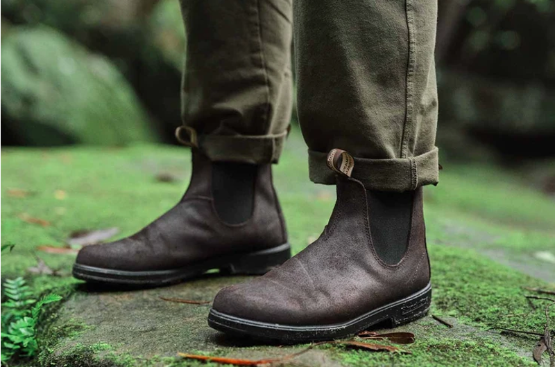 Blundstone 2610 Waxed Suede Boot - Dark Brown -2