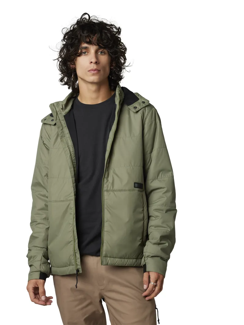 Fox Men's Artillery Jacket Removable Hood Army Green