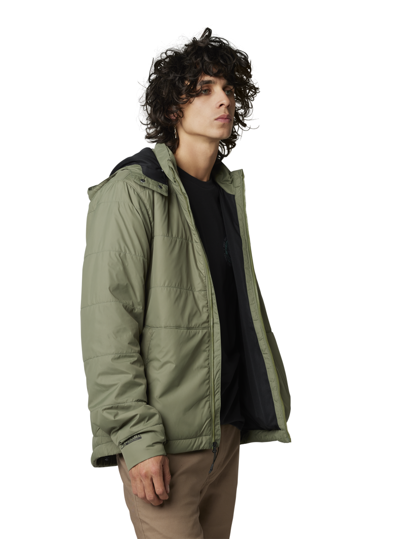 Fox Men's Artillery Jacket Removable Hood Army Green-1