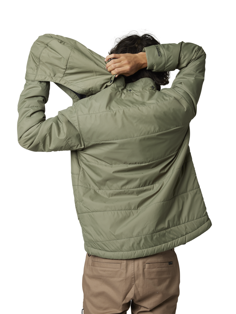 Fox Men's Artillery Jacket Removable Hood Army Green-3