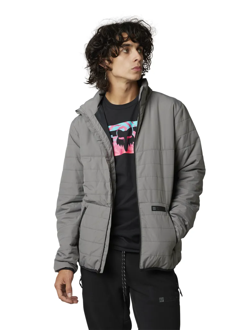Fox Men's Howell Lightweight Puffy Jacket Dark Grey - Small and XL