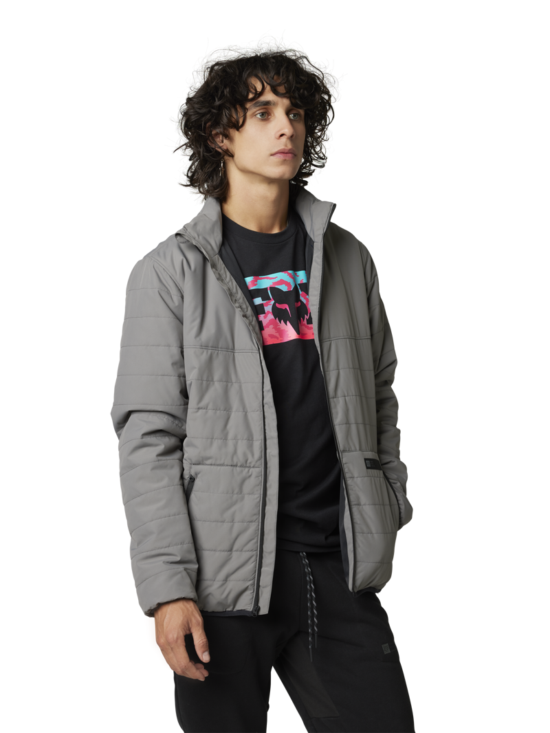 Fox Men's Howell Lightweight Puffy Jacket Dark Grey - Small and XL-1