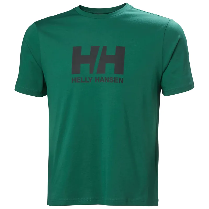Helly Hansen Men's HH Logo Tee 2.0 - Emerald Medium