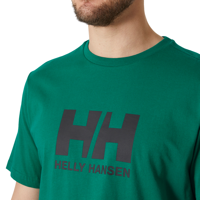 Helly Hansen Men's HH Logo Tee 2.0 - Emerald Medium-4