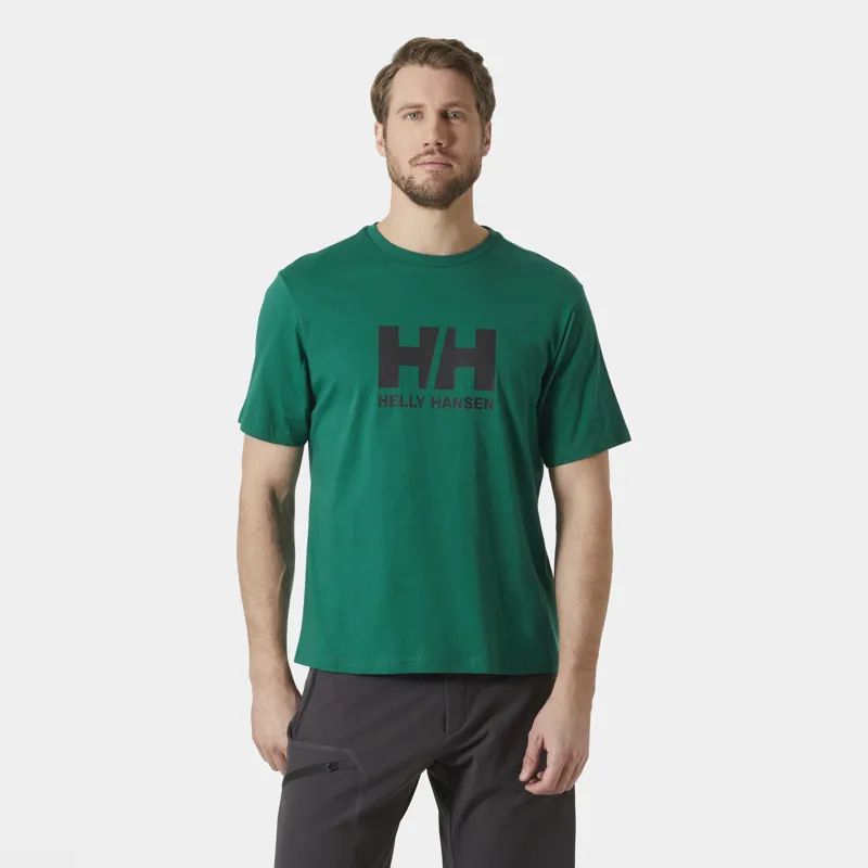 Helly Hansen Men's HH Logo Tee 2.0 - Emerald Medium-2