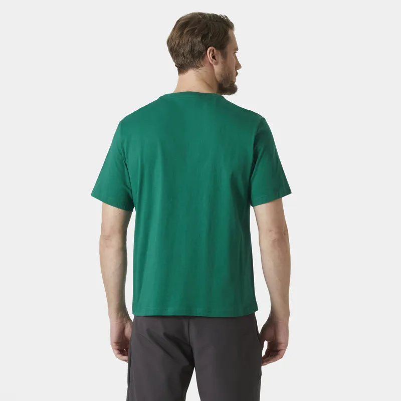 Helly Hansen Men's HH Logo Tee 2.0 - Emerald Medium-3