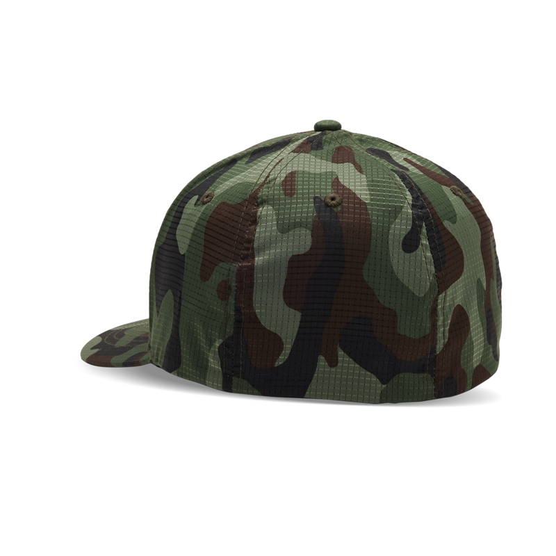 Fox Men's Fox Head Camo Tech Flexfit Cap - Green Camo-1