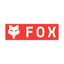 Fox Corporate Logo 7inch Sticker Red