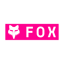 Fox Corporate Logo 7inch Sticker Pink