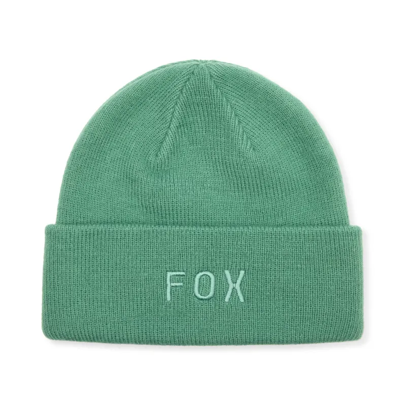 Fox Wordmark Beanie - Pine