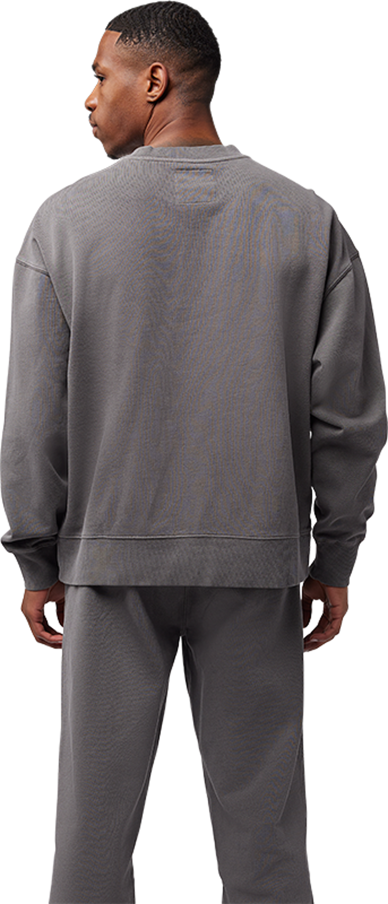 Fox Men's Wordmark Oversized Crew Sweat - Pewter XL and 2XL-3