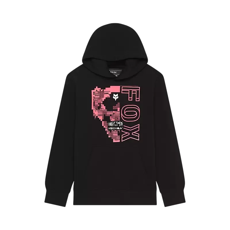 Fox Youth Image Skull PO Hoodie - Black