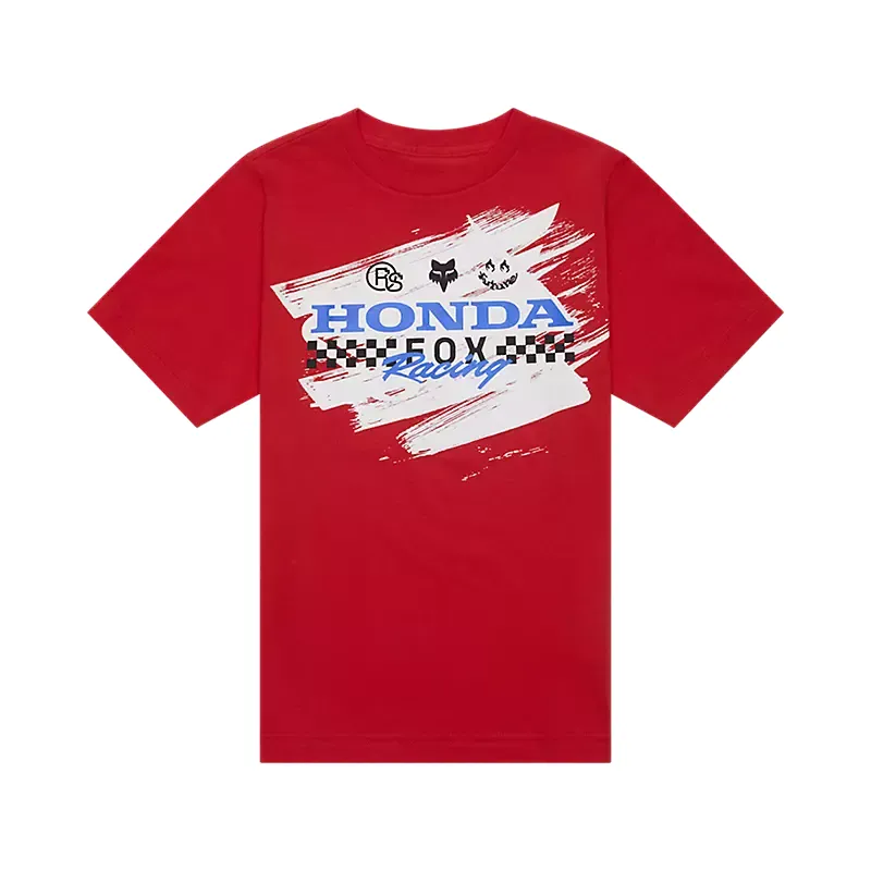 Fox Youth Fox X Honda SS Tee - Red
