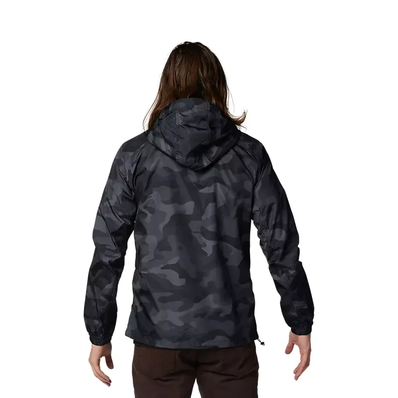 Fox Men's Fox Head Camo Windbreaker - Black Camo-1