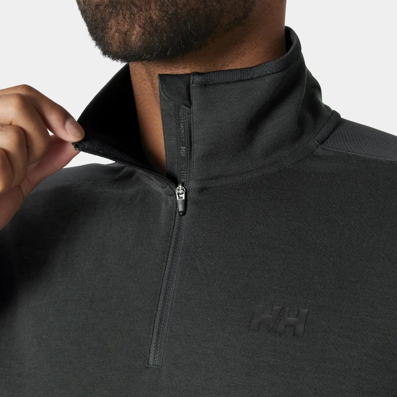 Helly Hansen Men's HP 1/2 Zip Pullover 2.0 - Ebony-4