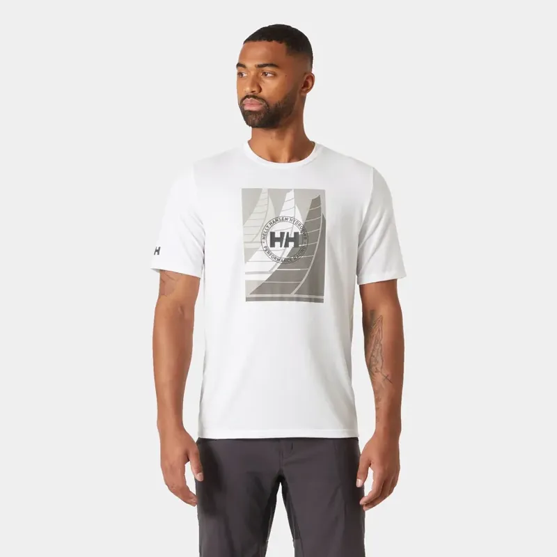 Helly Hansen Men's HP Race Graphic SS Tee - White-4