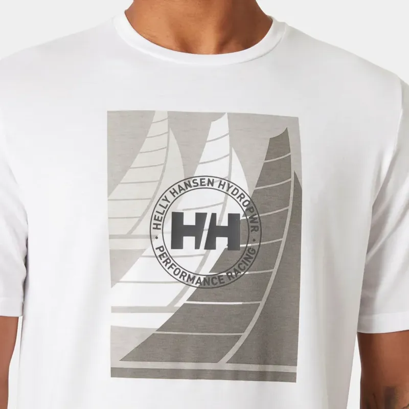 Helly Hansen Men's HP Race Graphic SS Tee - White-2