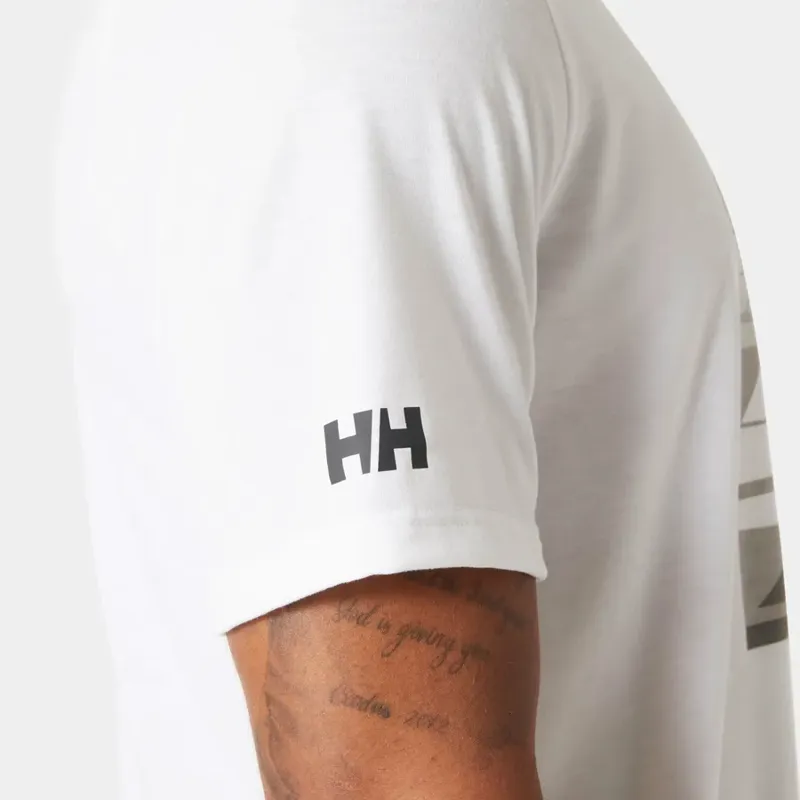 Helly Hansen Men's HP Race Graphic SS Tee - White-5