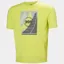 Helly Hansen Men's HP Race Graphic SS Tee -  Cyber Lime