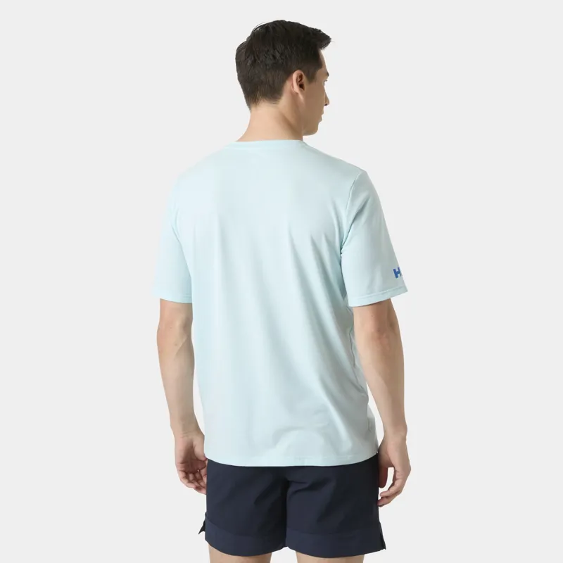 Helly Hansen Men's HP Race Graphic SS Tee Barely Blue-3