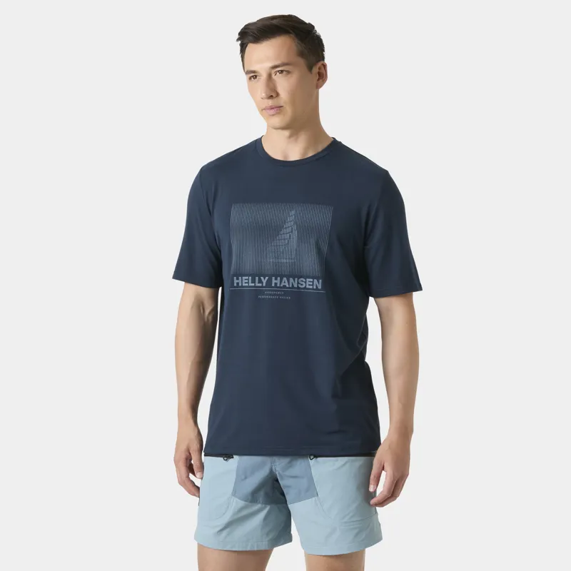 Helly Hansen Men's HP Race Graphic SS Tee Navy-2