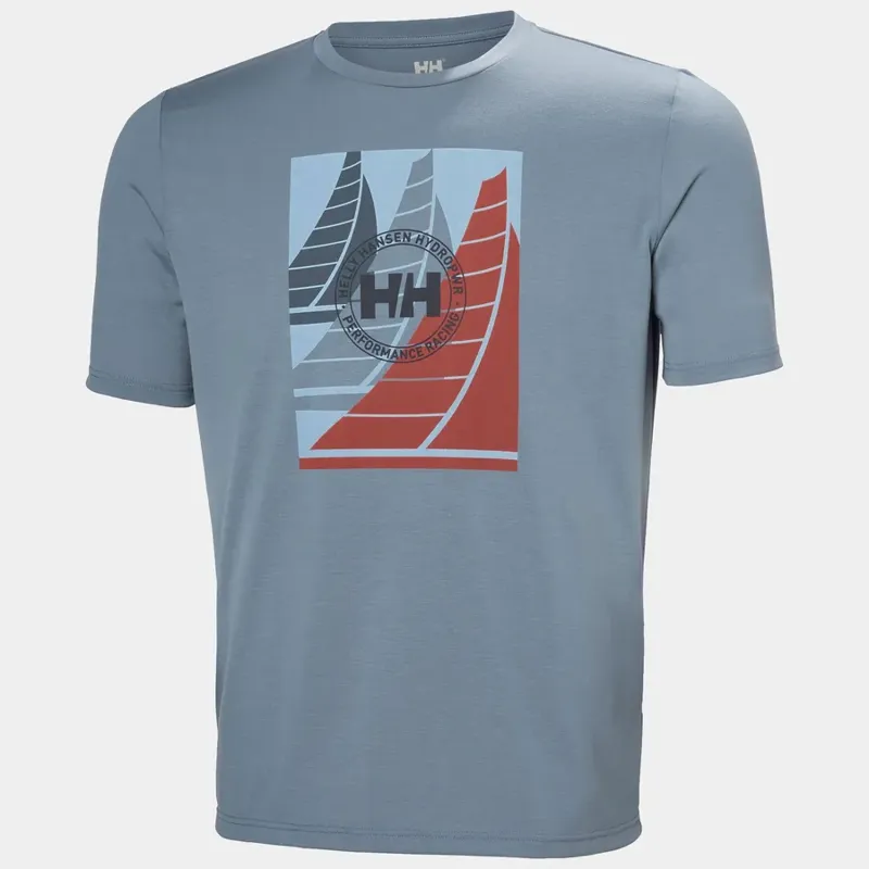 Helly Hansen Men's HP Race Graphic SS Tee - Washed Navy