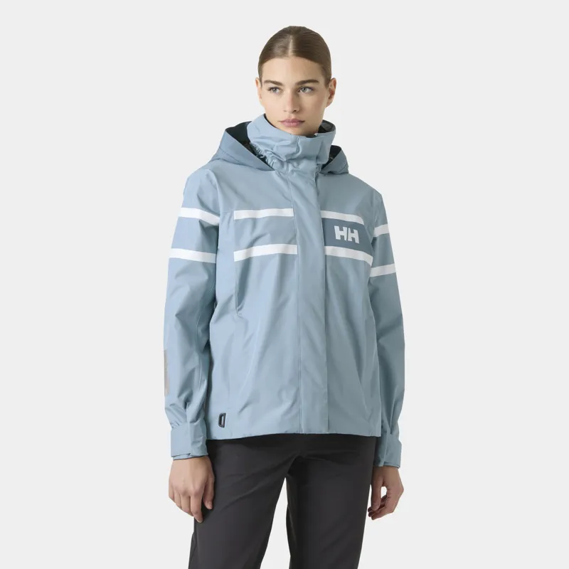 Helly Hansen Women's Salt Inshore Jacket - Windy Blue-2