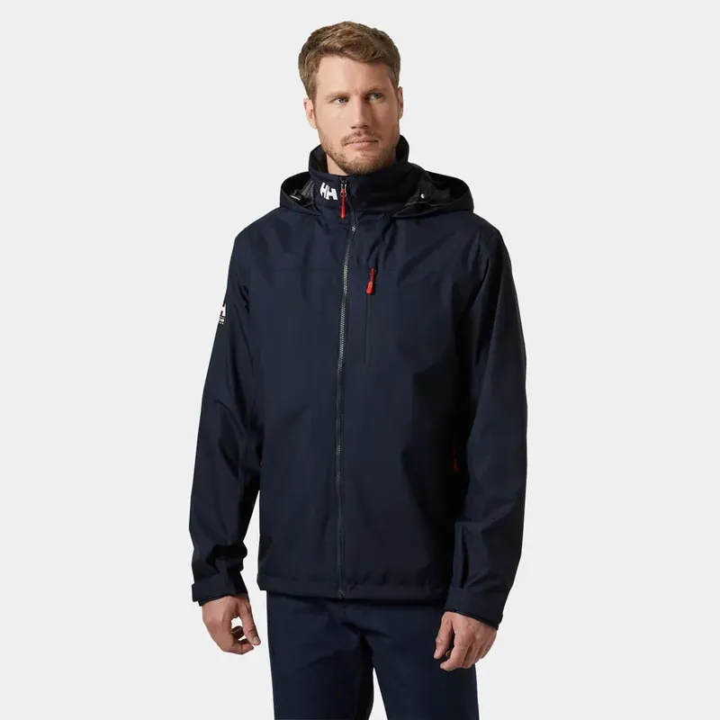 Helly Hansen Men's Crew Hooded Jacket 2.0 - Navy-2