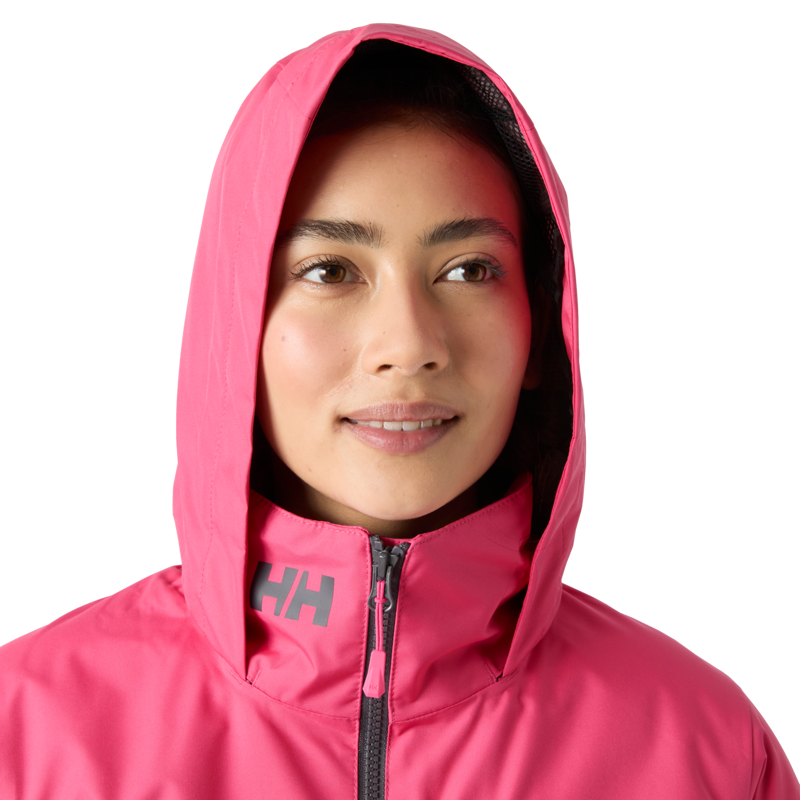 Helly Hansen Women's Crew Hooded Midlayer Jacket 2.0 - Hot Pink-4