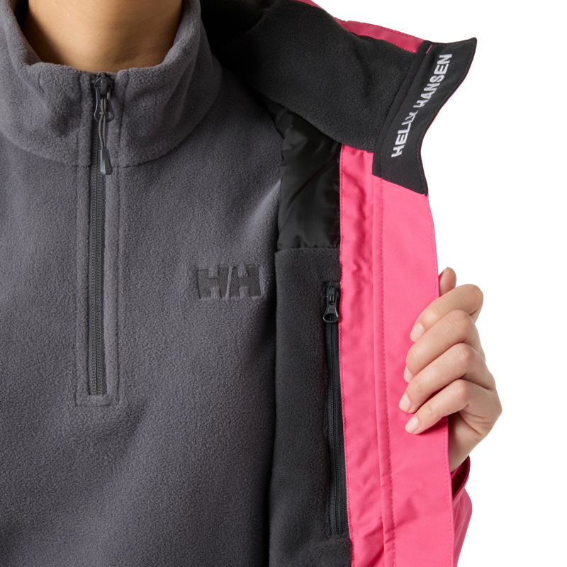 Helly Hansen Women's Crew Hooded Midlayer Jacket 2.0 - Hot Pink-8
