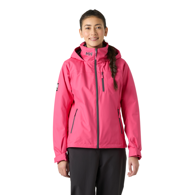 Helly Hansen Women's Crew Hooded Midlayer Jacket 2.0 - Hot Pink-2