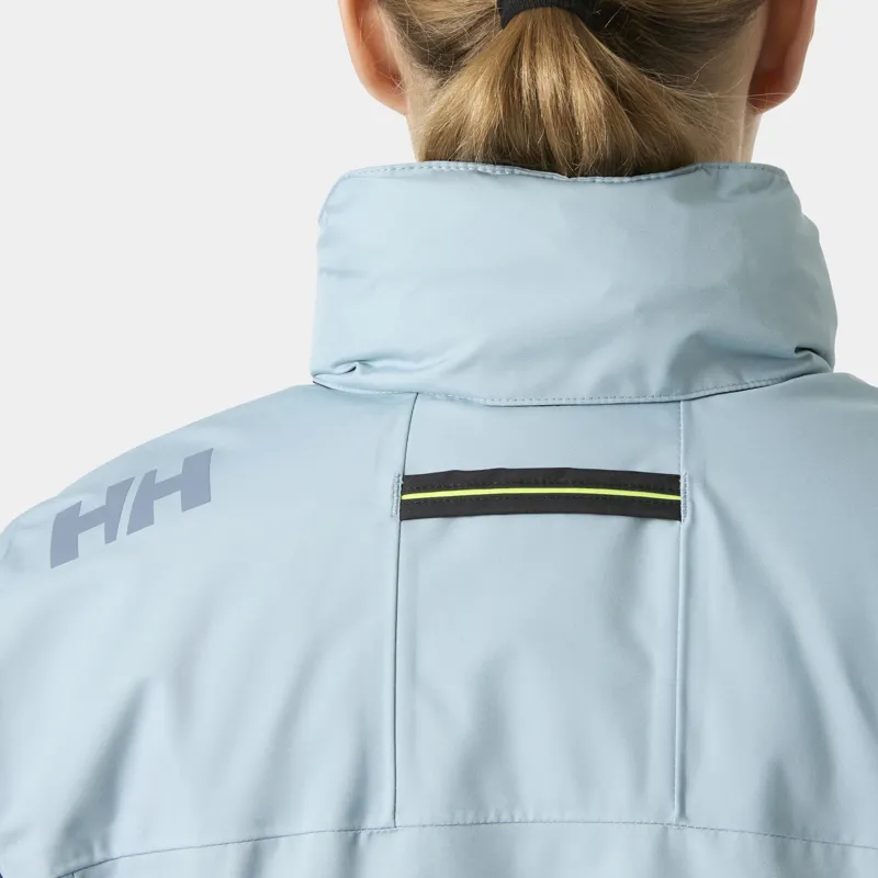 Helly Hansen Women's Crew Hooded Midlayer Jacket 2.0 Windy Blue-5