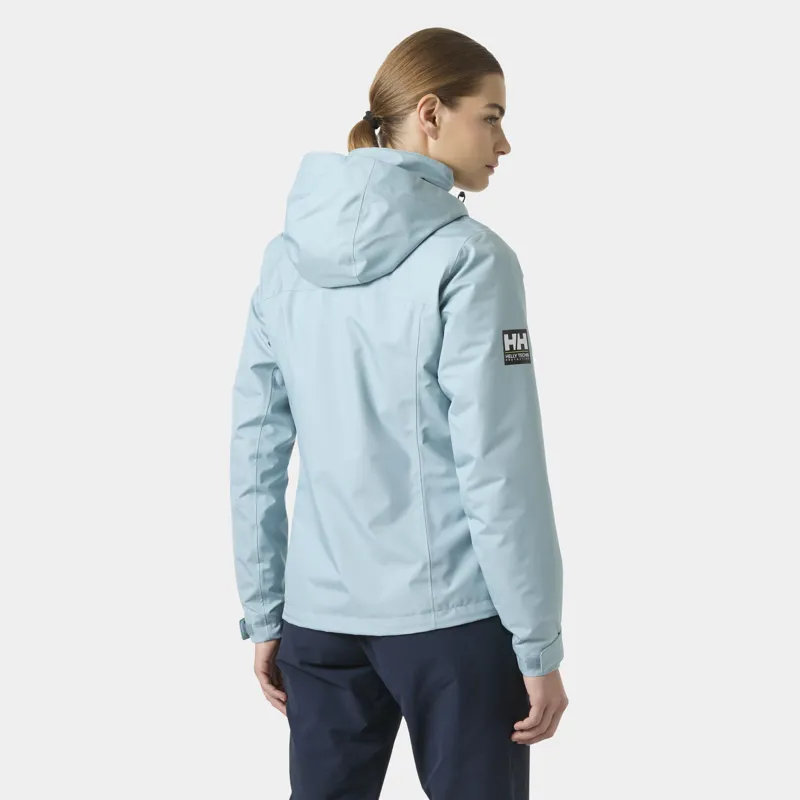 Helly Hansen Women's Crew Hooded Midlayer Jacket 2.0 Windy Blue-3