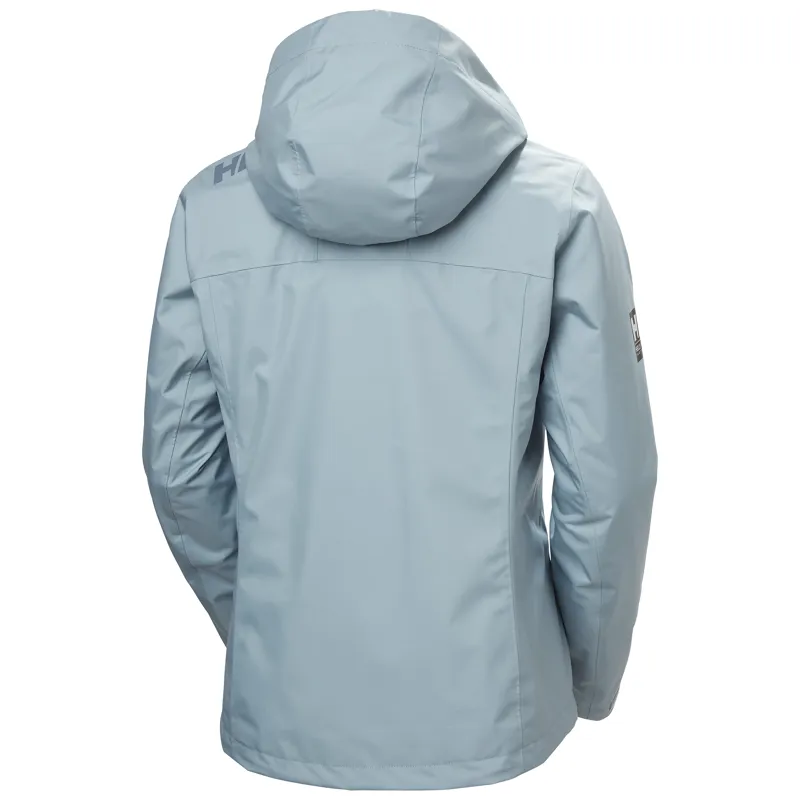Helly Hansen Women's Crew Hooded Midlayer Jacket 2.0 Windy Blue-1