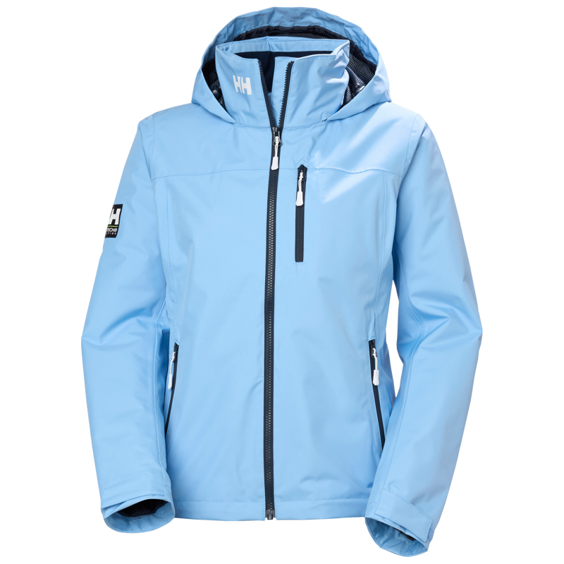Helly Hansen Women's Crew Hooded Midlayer Jacket 2.0 - Bright Blue