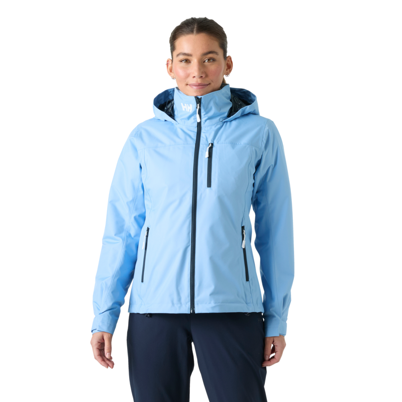 Helly Hansen Women's Crew Hooded Midlayer Jacket 2.0 - Bright Blue-2