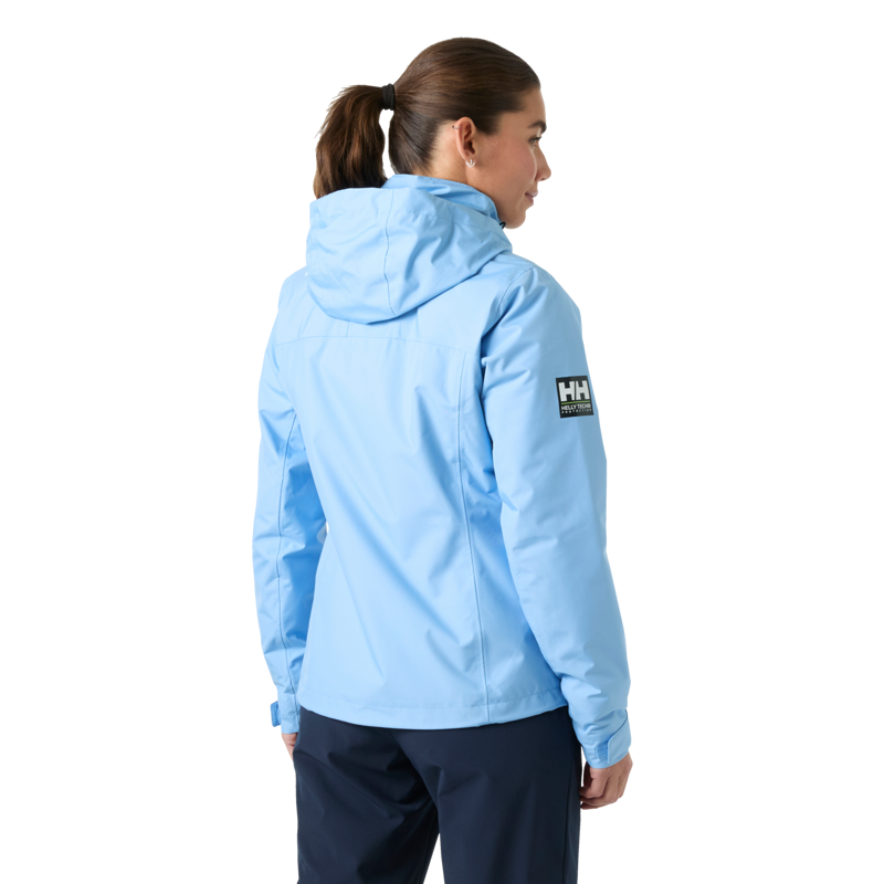 Helly Hansen Women's Crew Hooded Midlayer Jacket 2.0 - Bright Blue-3