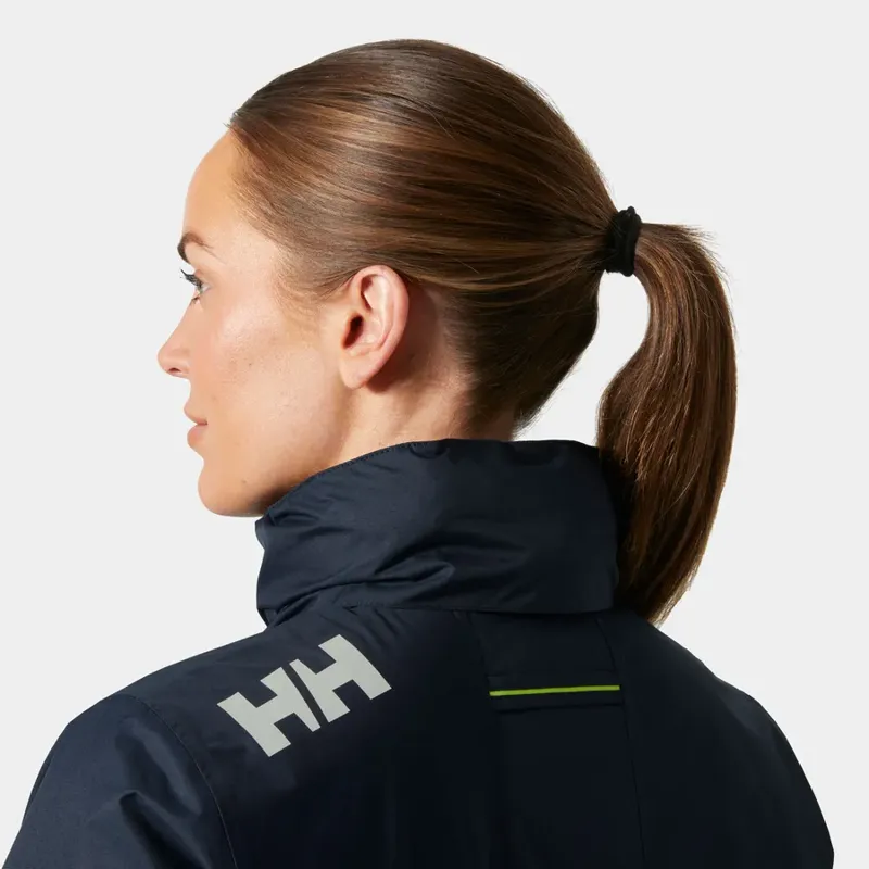 Helly Hansen Women's Crew Hooded Pile Jacket - Navy-4
