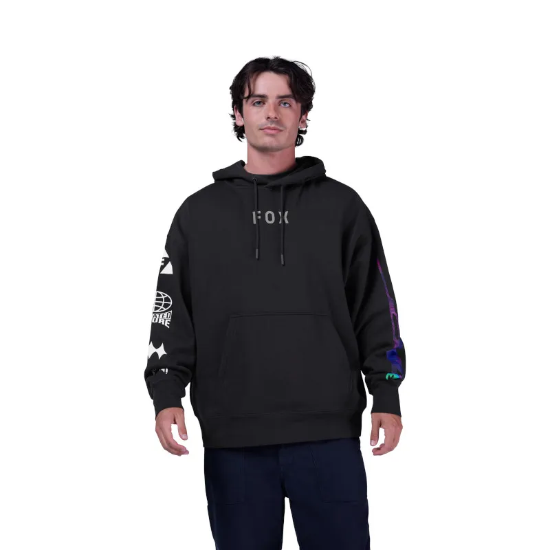 Fox Men's Image Cosmo Oversized Pullover Hoodie - Black-2