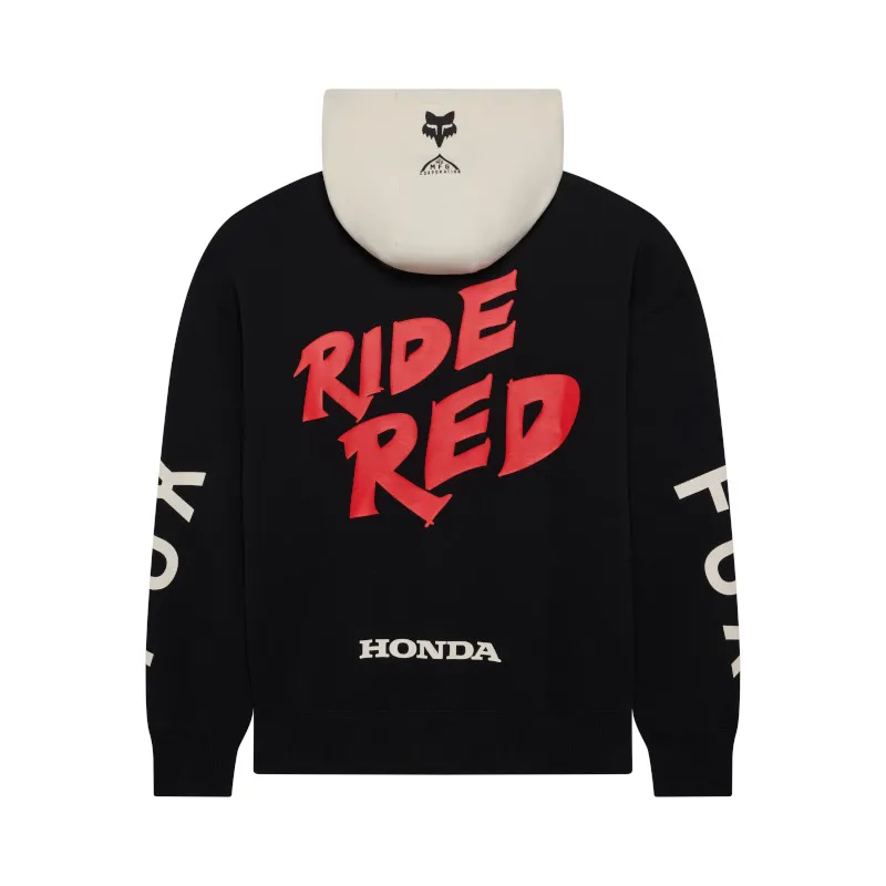 Fox Men's Honda Heavyweight Hoodie - Black-1