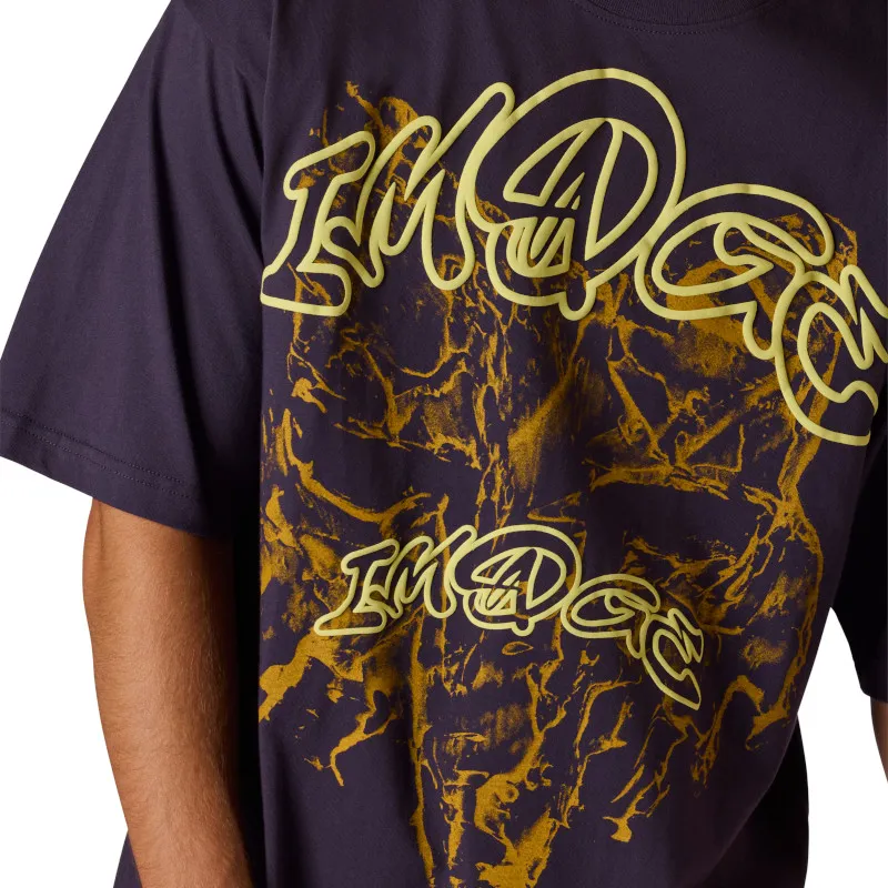 Fox Men's Image Print Midweight SS Tee - Plum Perfect-3