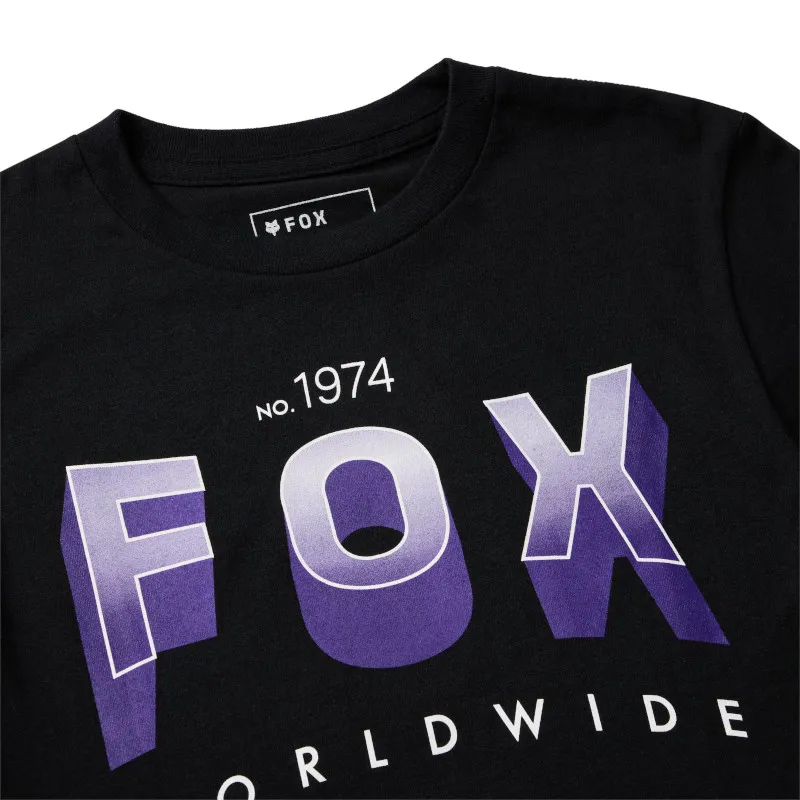 Fox Youth Block SS Tee - Ultra Black-2