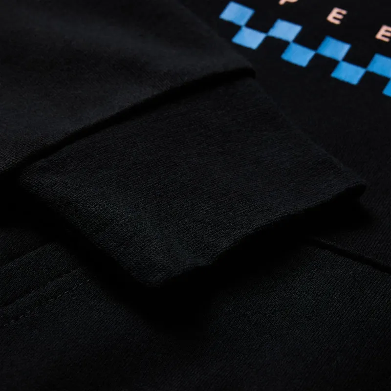 Fox Women's Checker Hoodie - Black-4