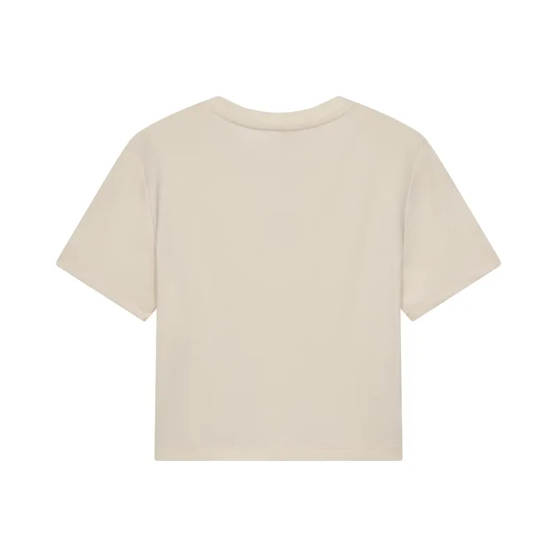 Fox Women's Fox Head Rib Baby Tee - Off White-1