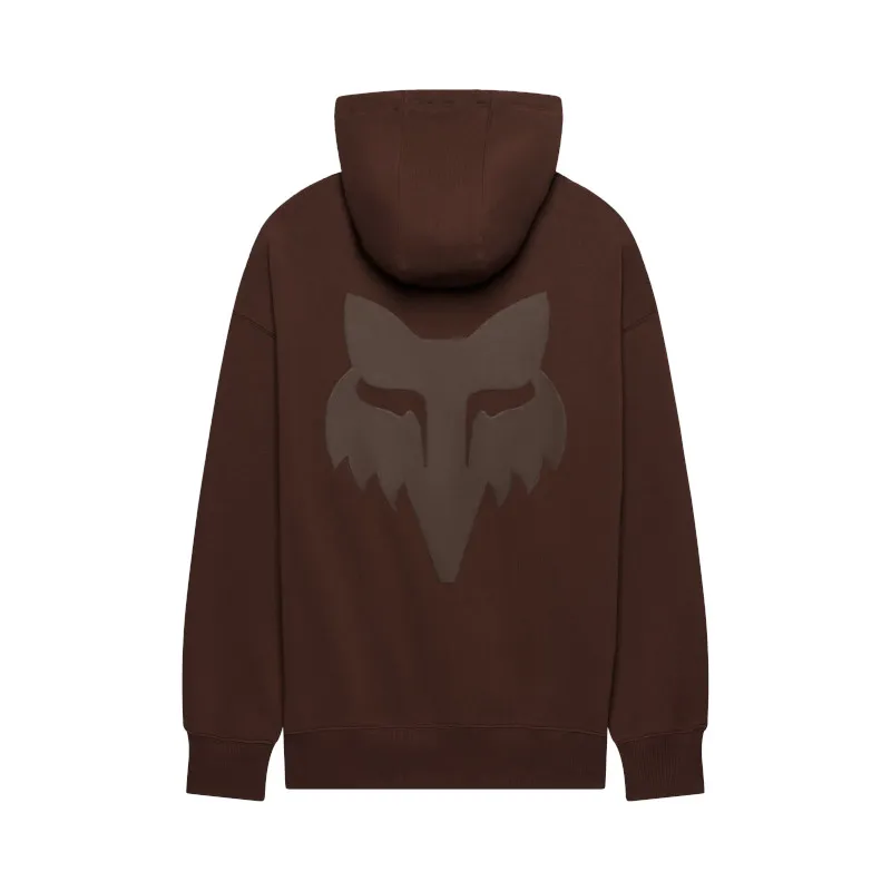 Fox Men's Fox Head Heavyweight Pullover Hoodie - Coffee-1
